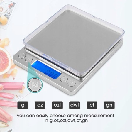 Waga kuchenna Mafiti MK200 srebrny/szary czarny 500g