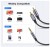 MOSWAG Adapter audio stereo 3,5 mm kabel koncentryczny do wtyczki 2RCA