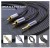 MOSWAG Adapter audio stereo 3,5 mm kabel koncentryczny do wtyczki 2RCA
