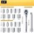 Zestaw 20 nasadek 1/4" (5-13 mm) 3/16-9/16'' z grzechotką przedłużką