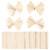 PATYCZKI NATURALNE KREATYWNE DREWNIANE 11,5cm 100 SZTUK