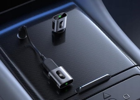 Adapter Bluetooth CarPlay Android Auto 2w1 Bezprzewodowy USB Jumpeak