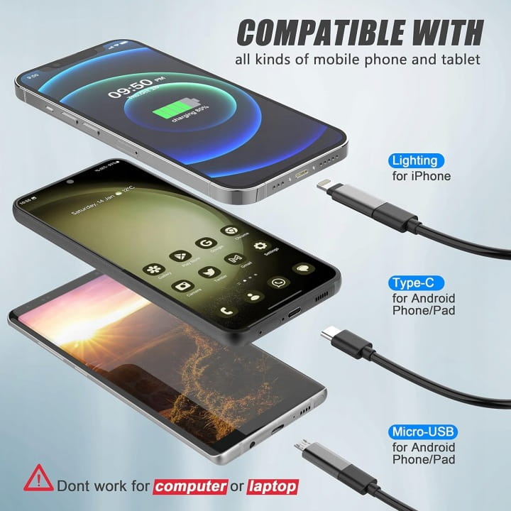 Boroskop Kamera Inspekcyjna Dual Lens 1920P 5m Android iOS Wi-Fi 8 LED IP67