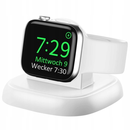 Ładowarka do Apple Watch USB-C Magnetyczna LVFAN Bezprzewodowa Biała