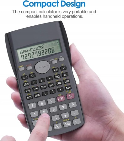 Kalkulator Naukowy 240 Funkcji Egzamin Matura 2-Liniowy Helect H1002