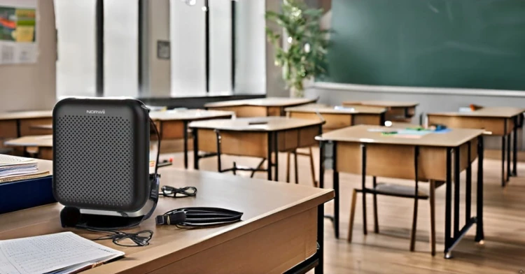 Przenośny Wzmacniacz Głosu 8W Mikrofon Nagłowny Akumulator USB Przewodnik