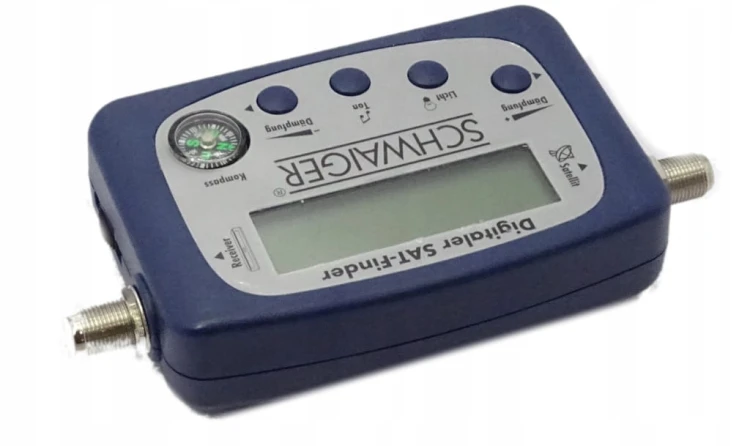 Miernik Sygnału Satelitarnej Sat-Finder Schwaiger LCD Podświetlany Dźwięk