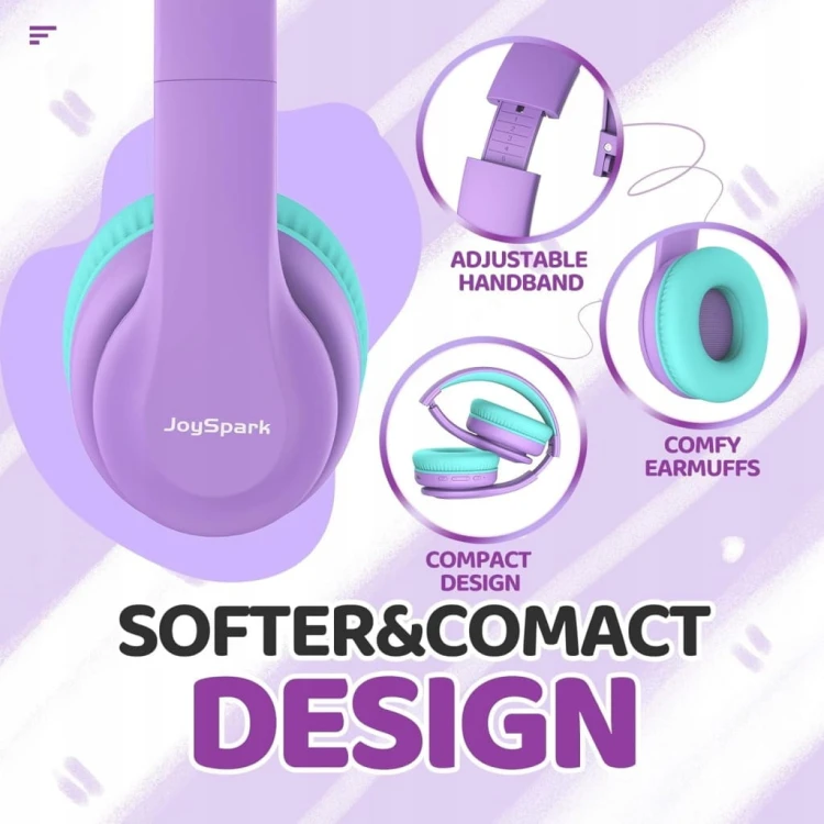 Słuchawki Bluetooth dla Dzieci Joyspark 60h Ochrona Słuchu 85/94dB