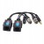 Transceiver Video Audio Zasilanie Balun RJ45 Cctv Skrętka HD-TVI CVI AHD