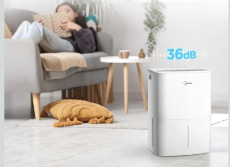 Osuszacz Powietrza Pochłaniacz Midea 12L Anti-Mould Cichy Higrostat LCD
