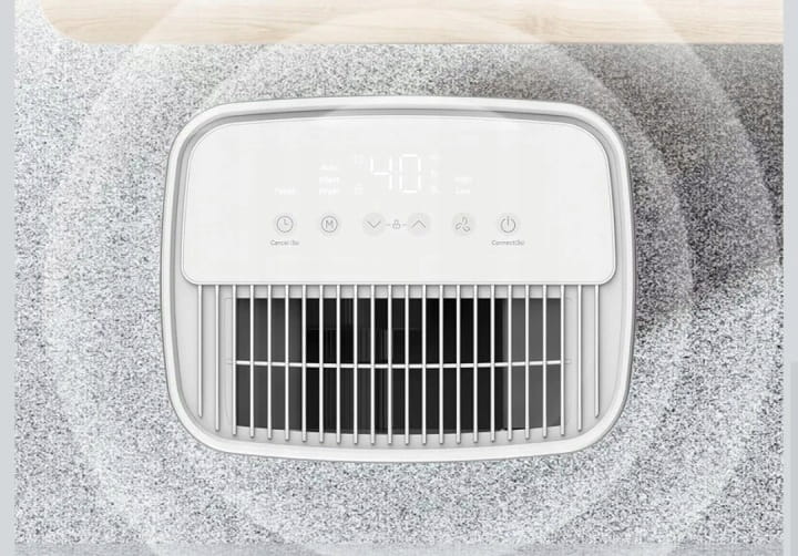 Osuszacz Powietrza Pochłaniacz Midea 12L Anti-Mould Cichy Higrostat LCD