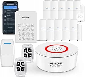 Zestaw Alarmowy Wi-Fi Smart Home 15 el. Aplikacja Syrena Czujniki AGSHome