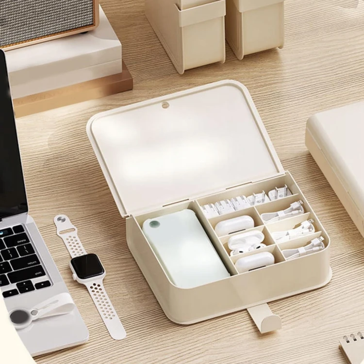 Etui Organizer na Kable Ładowarki Powerbank Saszetka Torba Duża Wodoodporna
