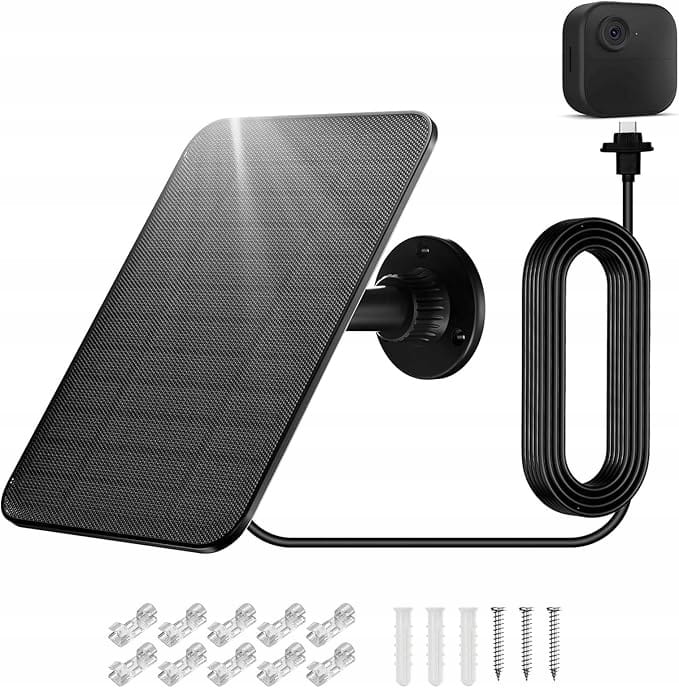 Panel Słoneczny 4W do Blink Outdoor 4 Kamery 4 Generacji Uchwyt 360°