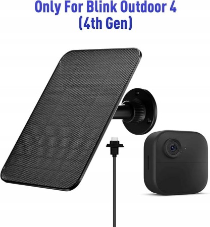Panel Słoneczny 4W do Blink Outdoor 4 Kamery 4 Generacji Uchwyt 360°