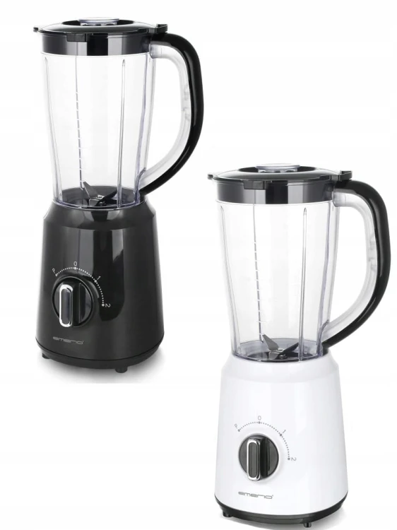 Blender Kielichowy 1,5L 500W Kruszenie Lodu BPA Free Stal Nierdzewna Emerio