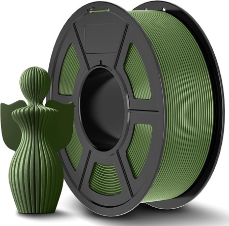 Filament SUNLU PLA 1.75mm Oliwkowy Zielony 1kg Premium Clog-Free Druk 3D