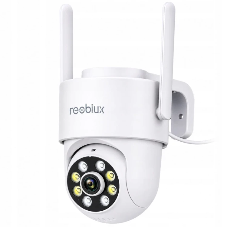 Kamera Monitoringu WiFi Zewnętrzna IP66 1080P Noc Audio Alarm SD Reobiux