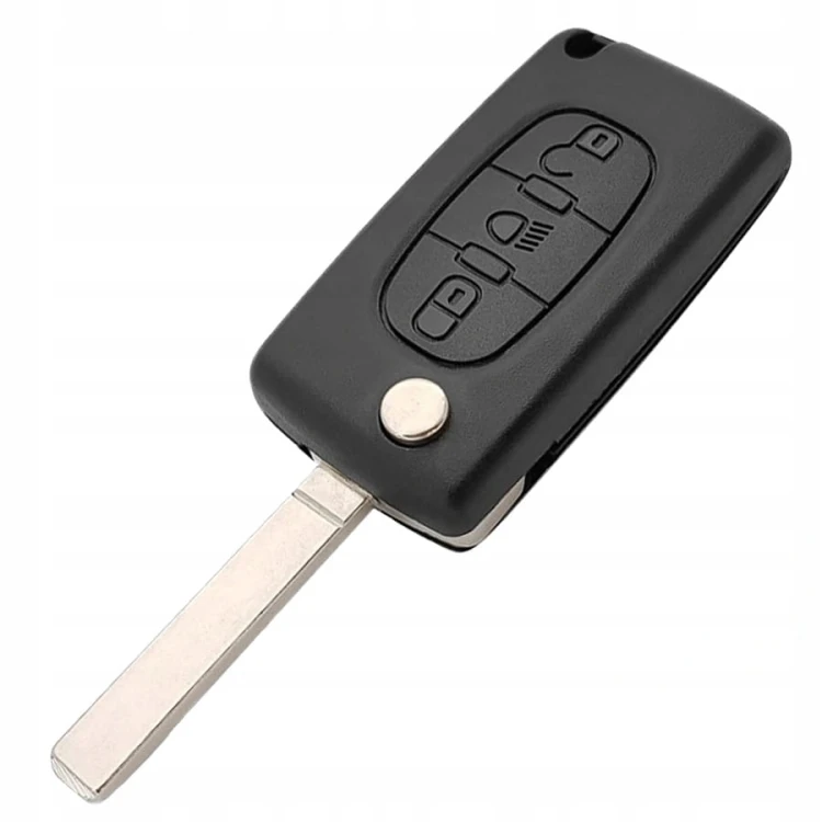 Obudowa Kluczyka Peugeot 207 307 Citroen C2 C3 C4 Pilot Scyzoryk 3Przyciski