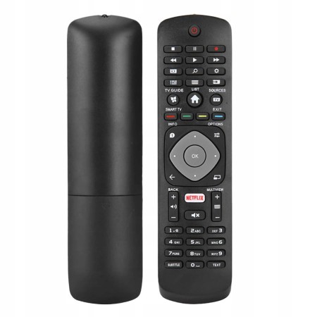 Pilot do Telewizora Philips Smart TV 4K Zamiennik Netflix Gotowy do Pracy