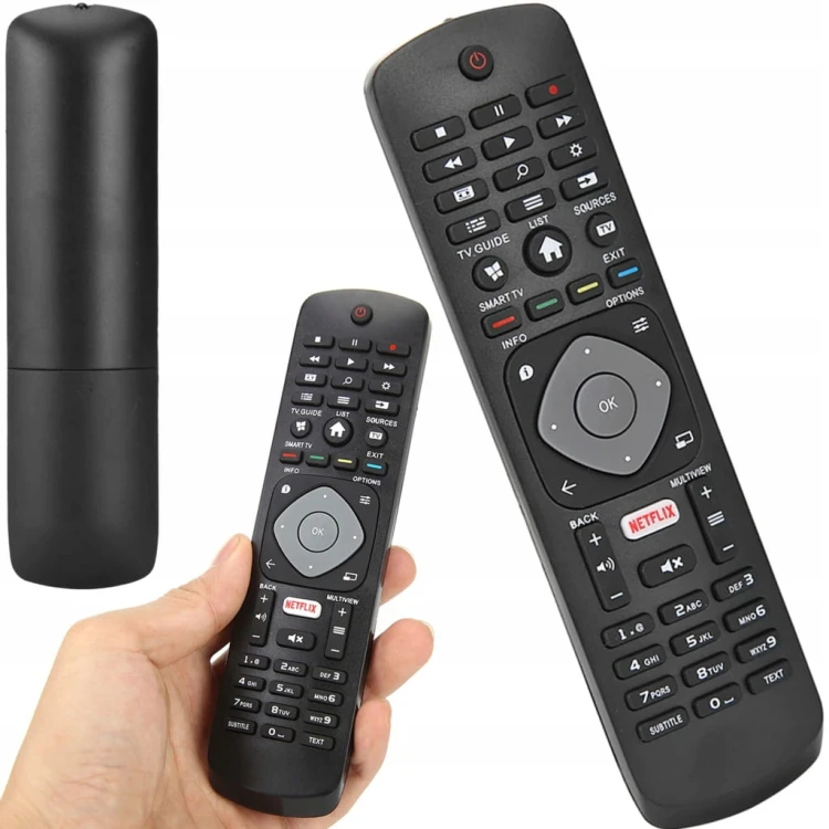 Pilot do Telewizora Philips Smart TV 4K Zamiennik Netflix Gotowy do Pracy