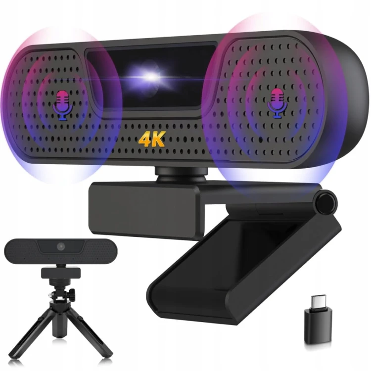 Kamera Internetowa Vizolink W8GS 4K UHD Autofokus Mikrofon USB Streaming PC