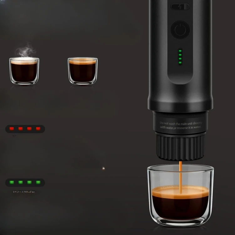Przenośny ekspres do kawy 2w1 20 bar USB-C 65 ml kapsułki NS kawa mielona