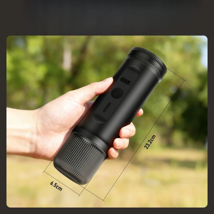 Przenośny ekspres do kawy 2w1 20 bar USB-C 65 ml kapsułki NS kawa mielona