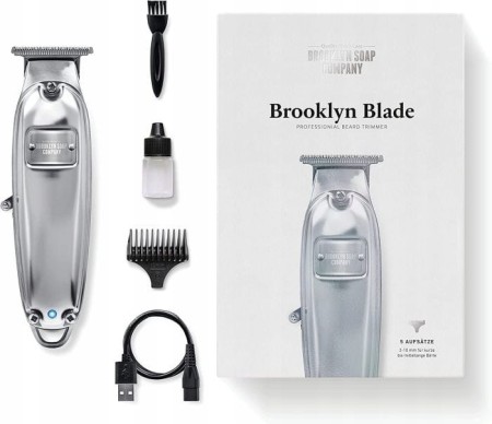 Trymer do Brody Profesjonalny Maszynka Golenie na Zero Brooklyn Blade USB