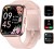 Smartwatch ID208 Plus Różowy Alexa Rozmowy BT Pulsometr Sportowy Damski
