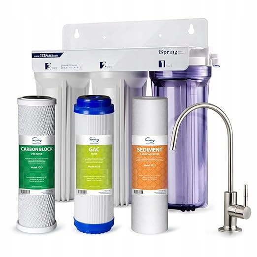 System Filtrowania Wody Pod Zlew 3-Stopniowy Kuchnia Filtr iSpring US31