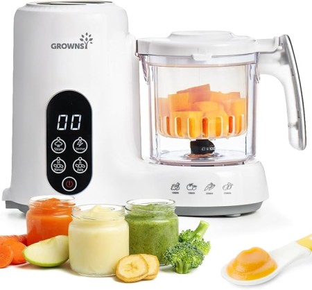 Robot Kuchenny dla Dzieci 4w1 Parowar Blender Gotowanie na Parze Zdrowe