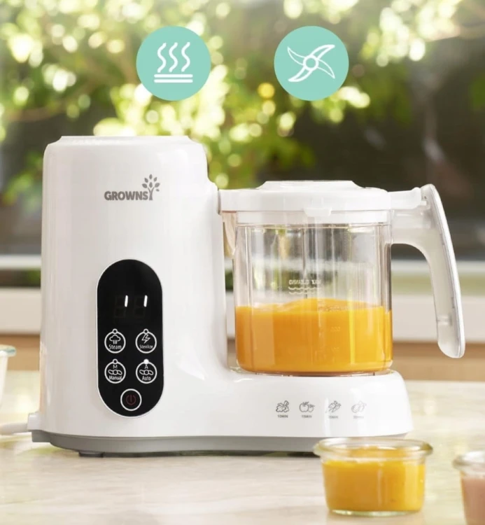 Robot Kuchenny dla Dzieci 4w1 Parowar Blender Gotowanie na Parze Zdrowe