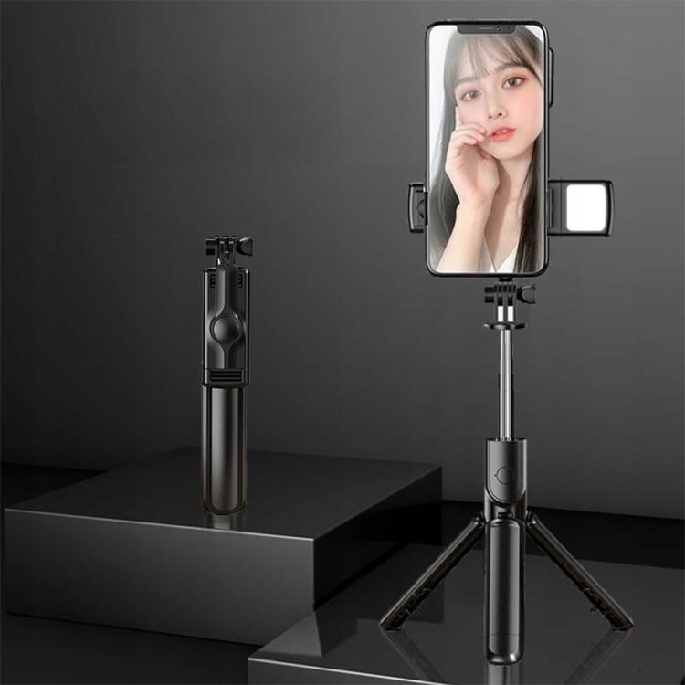 Selfie stick kijek statyw do telefonu z bluetooth na pilot