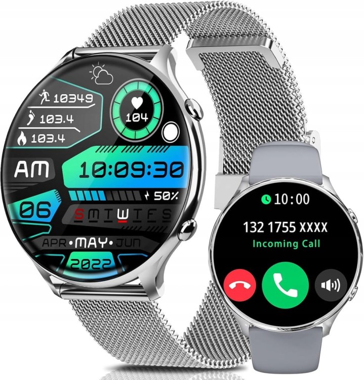 SMARTWATCH ZEGAREK POLSKIE MENU ROZMOWY SPORT SMART WATCH