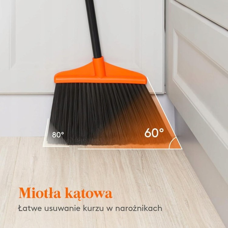 Miotła Kątowa Zewnętrzna Wewnętrzna Teleskopowa z rozkładana 50 - 135 cm