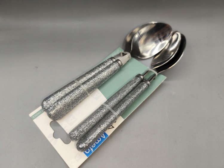 AMEFA zestaw 4 x łyżka stołowa SPARKLE SILVER