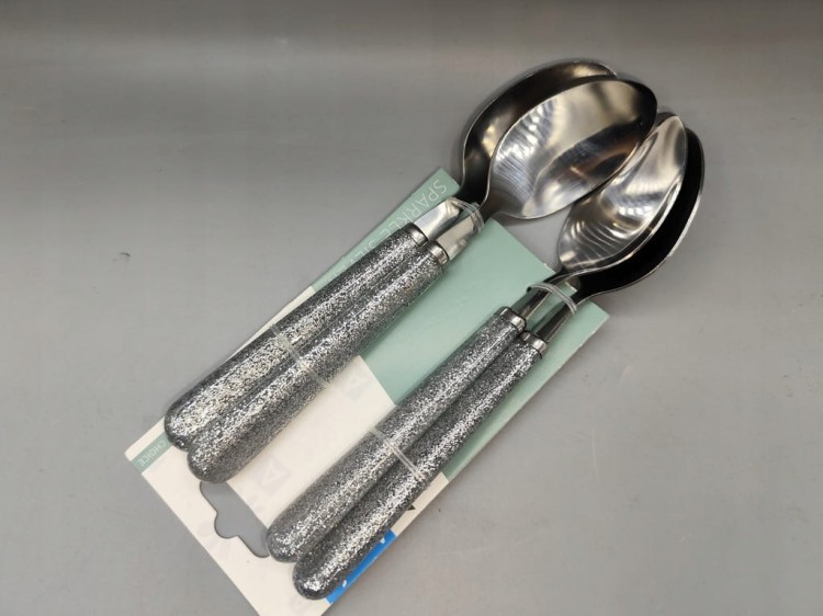 AMEFA zestaw 4 x łyżka stołowa SPARKLE SILVER
