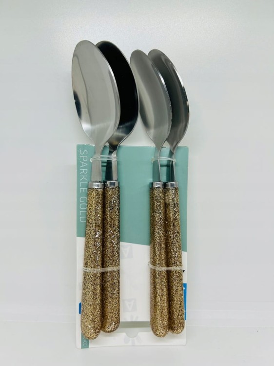 Komplet sztućców Amefa SPARKLE GOLD 4 el.