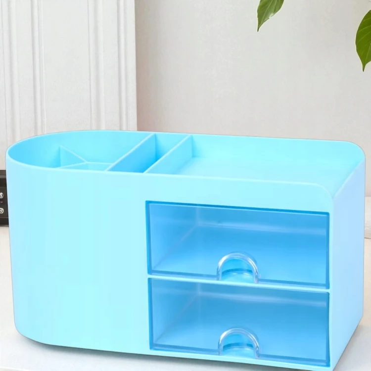 Organizer na biurko z przegródkami Niebieski 20 x 9,5 x 10,5