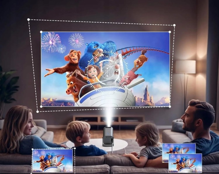Projektor rzutnik android wifi Bluetooth 4K Full HD smart TV 1080p 150"