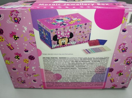 Szkatułka na biżuterię do własnego ozdobienia Disney MINNIE