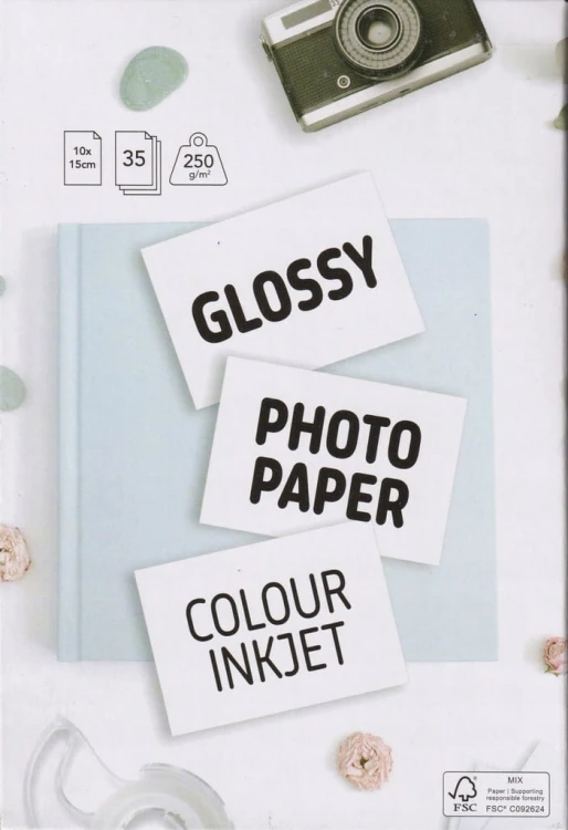 Papier fotograficzny Sonem 014000 35 szt. 250 g/m² błyszczący