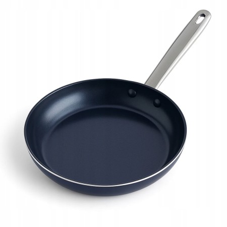 Patelnia tradycyjna 28cm non-stick Gaz Płyta Indukcja bez PFAS Blue Diamond