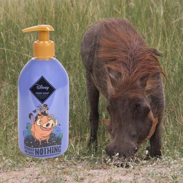 MYDŁO DO RĄK W PŁYNIE Z POMPKĄ TIMON PUMBA DISNEY LIŚCIE EUKALIPTUSA 500ml