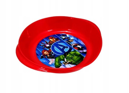 Miseczka Avengers czerwony tworzywo sztuczne