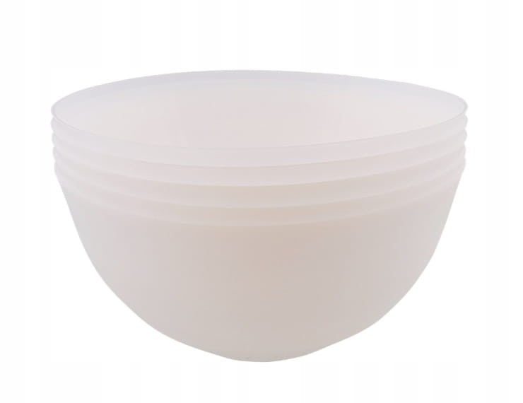 Miseczka biały tworzywo sztuczne 14cm 5szt