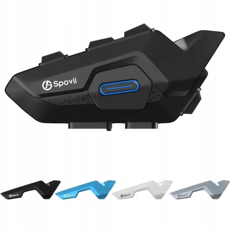 2x interkom motocykowy Spovii H9 Bluetooth 5.1 bezprzewodowy