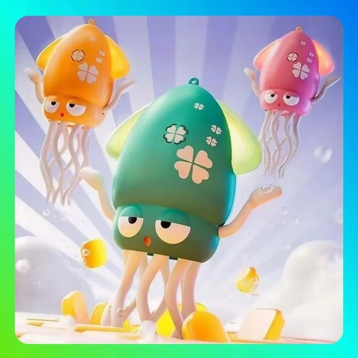 TAŃCZĄCA OŚMIORNICA DANCE DLA DZIECI INTERAKTYWNA SQUID VIRAL NA PREZENT