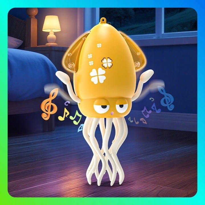 TAŃCZĄCA OŚMIORNICA DANCE DLA DZIECI INTERAKTYWNA SQUID VIRAL NA PREZENT